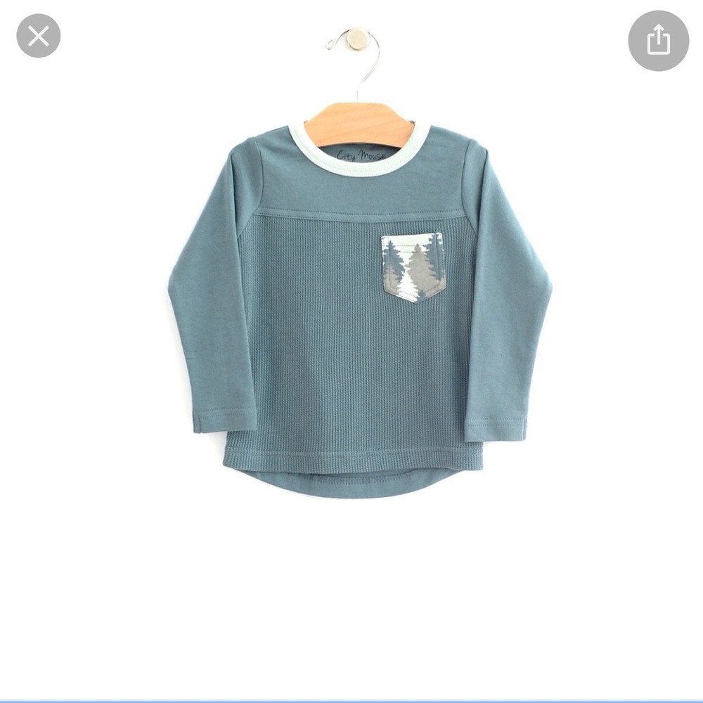 CITY MOUSE FOREST POCKET SHIRT